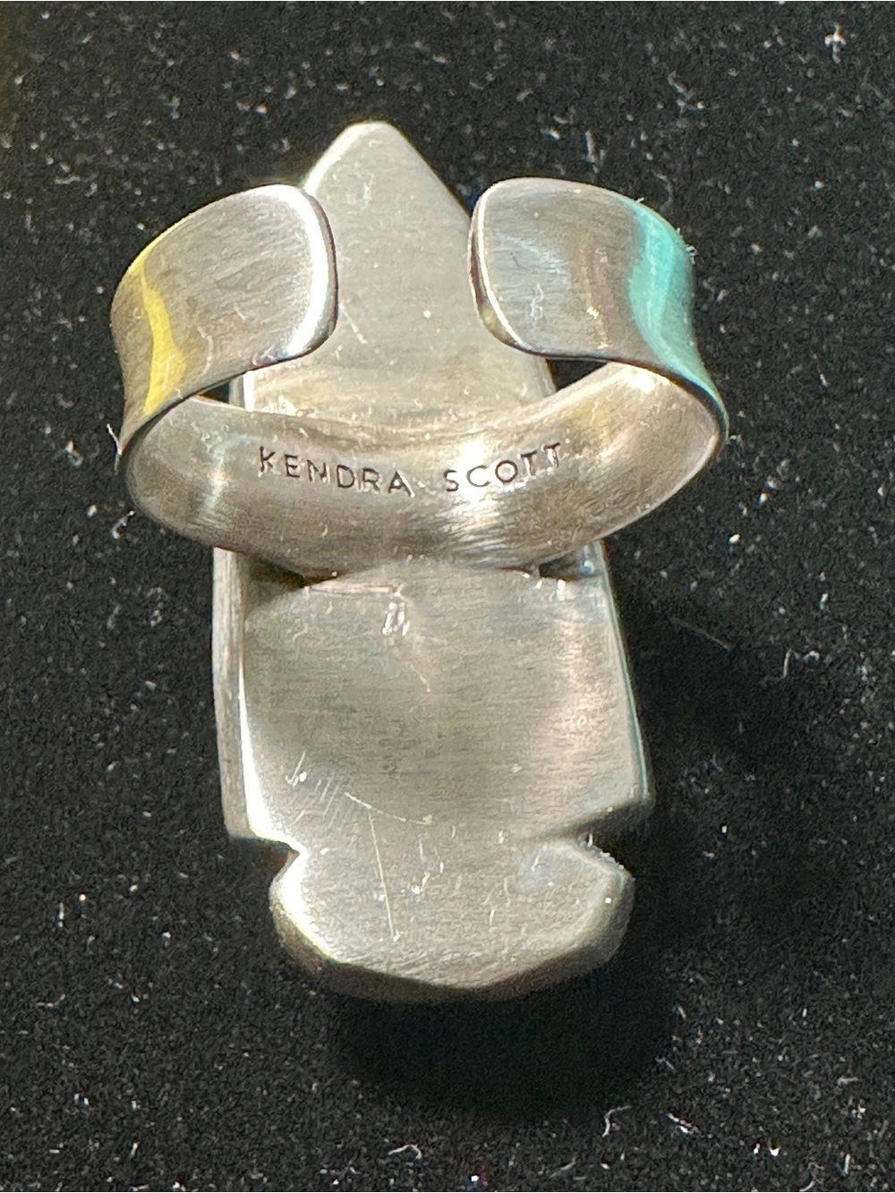 Kendra Scott Kenny grey agate ring - Picture 3 of 4